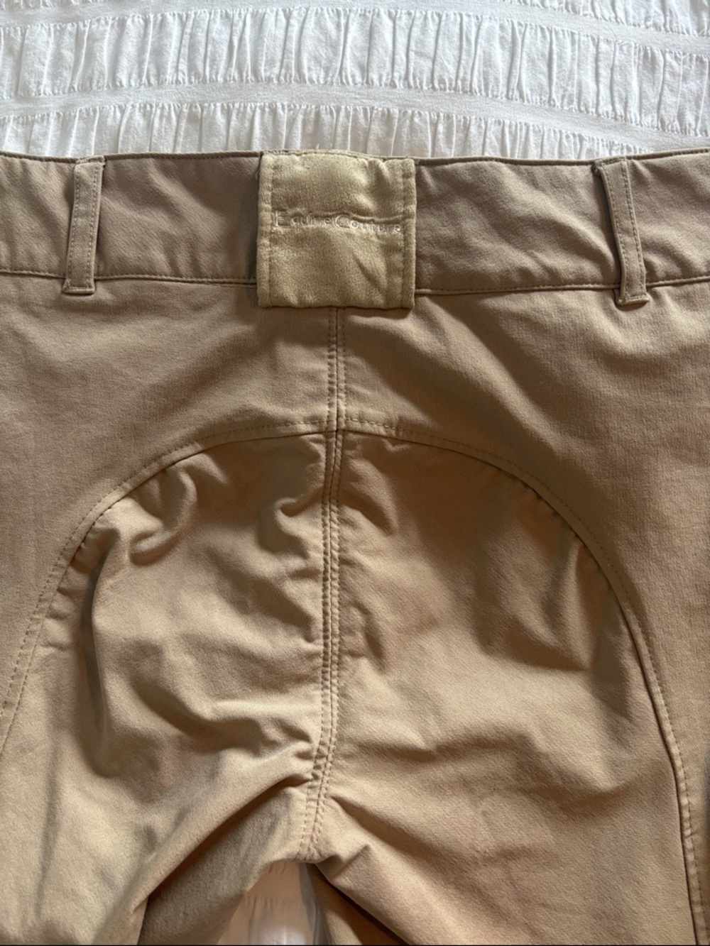Equine Couture Tan Riding Breeches - Picture 8 of 11